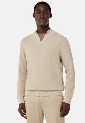 Boggi Milano Sweater in Beige: front