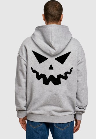 Sweat-shirt 'Halloween - Are You Scared' Merchcode en gris