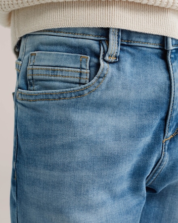 WE Fashion Слим Джинсы в Синий