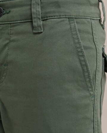 WE Fashion Slimfit Broek in Groen