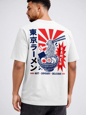 Neverless Shirt 'Asia Ramen' in White