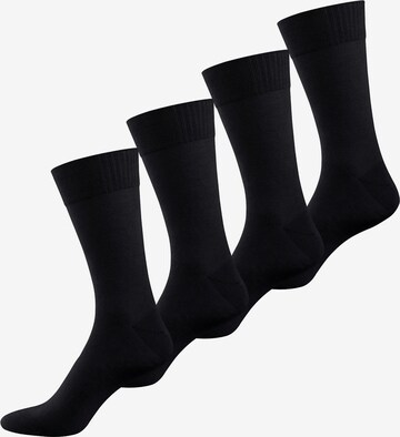 Chaussettes Nur Der en noir : devant