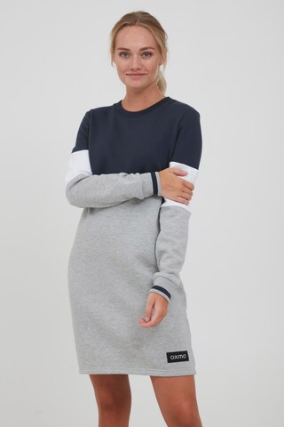 Oxmo Sweatkleid 'Omila' in Grau: predná strana