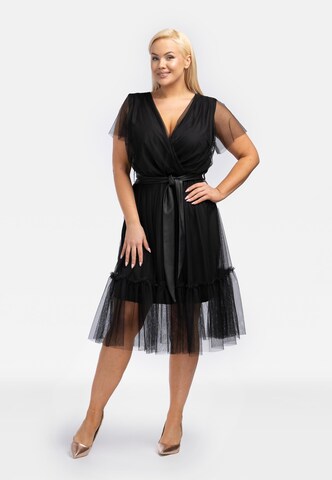 Karko Cocktail Dress 'ASIA ' in Black: front