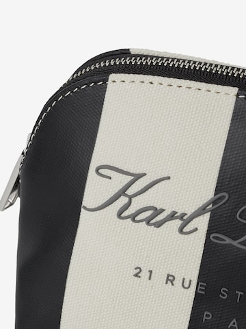 Karl Lagerfeld Strandtasche in Schwarz