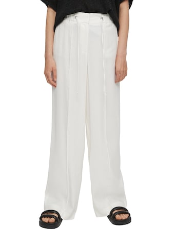 Regular Pantalon s.Oliver BLACK LABEL en blanc : devant