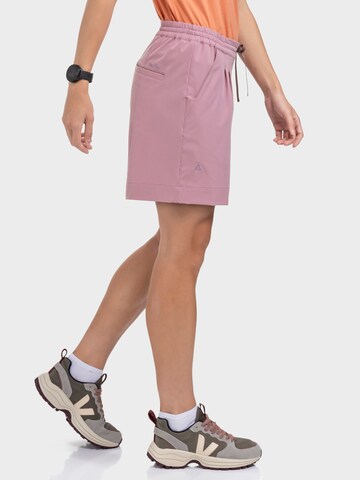 Schöffel Loose fit Trousers 'Gharra' in Pink