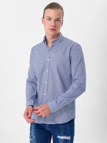 Moxx Paris Regular fit Button Up Shirt in Blue: front