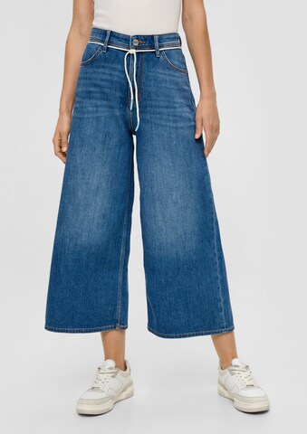 s.Oliver Wide leg Jeans 'Suri' in Blauw: voorkant