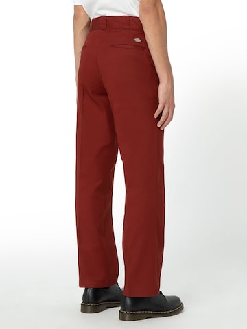 DICKIES Regular Broek '874 WORK' in Rood