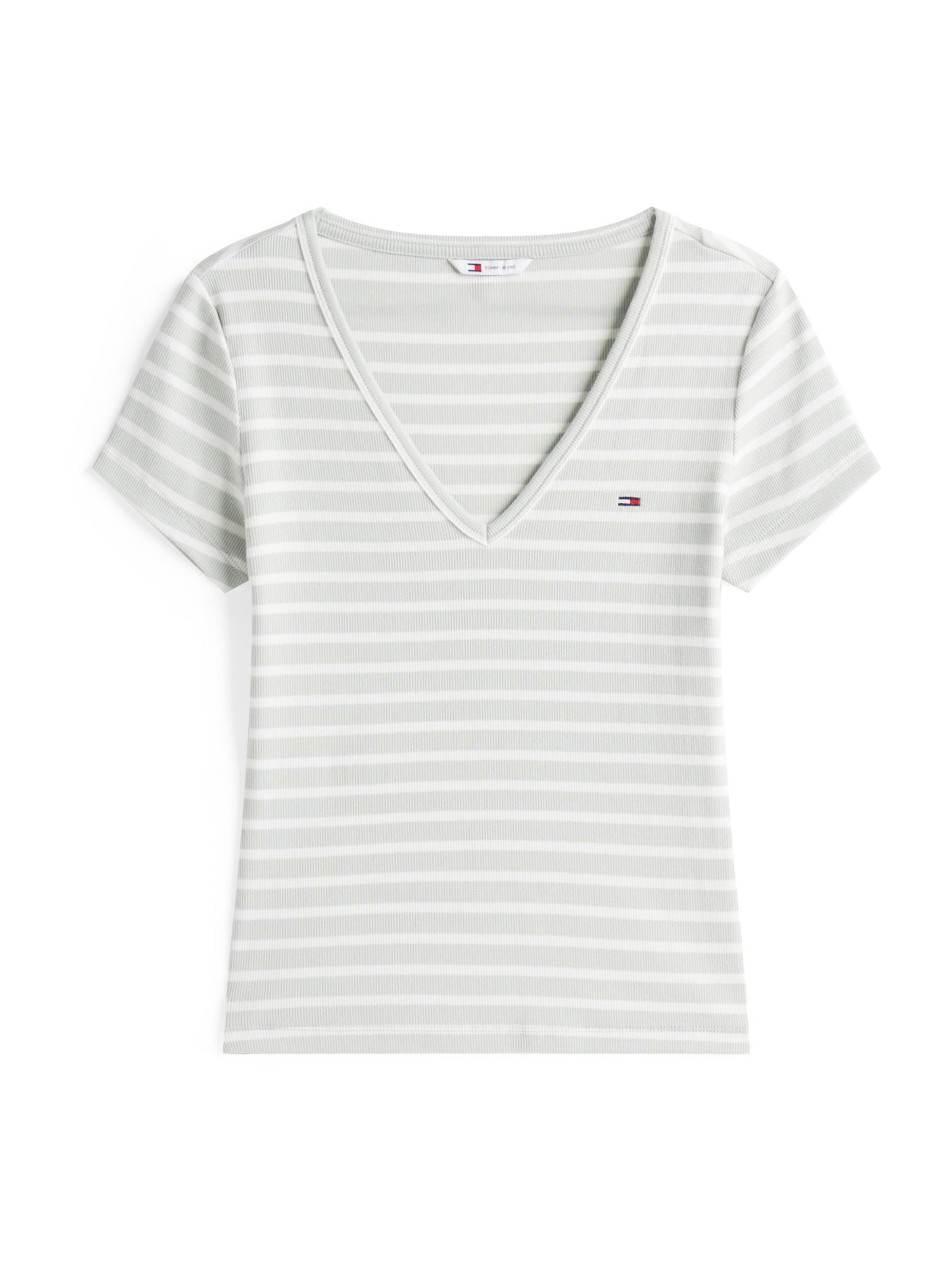 Maglietta 'Essential' di Tommy Jeans in verde: frontale