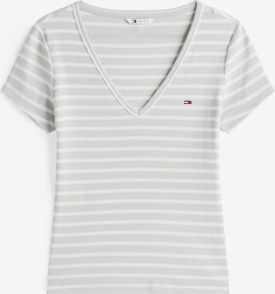 Tommy Jeans T-Krekls 'Essential', krāsa - pasteļzaļš / balts, Preces skats