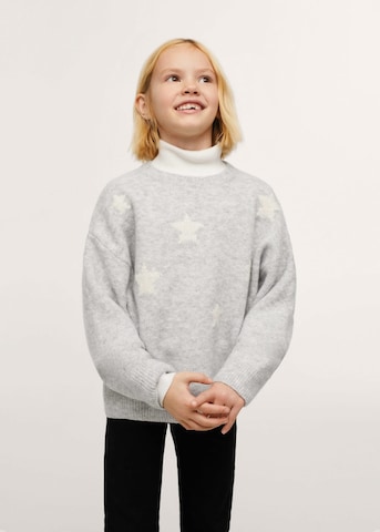 MANGO KIDS Sweater 'Chiqui2' in Grey: front