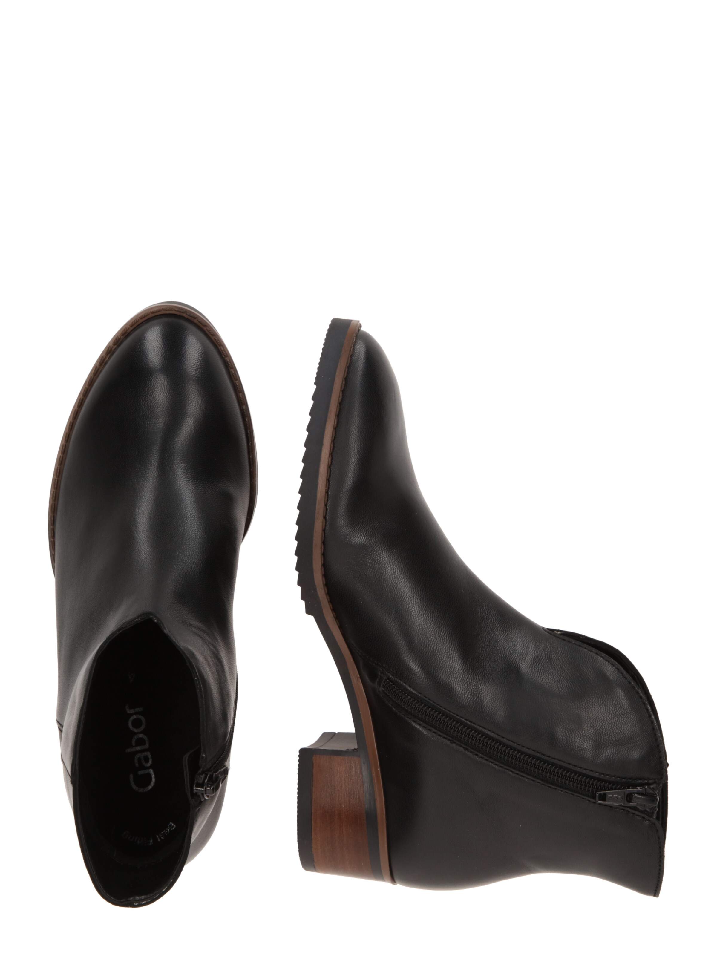 GABOR Боти до глезена в черно