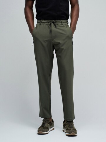 Salsa Jeans Regular Chino in Groen: voorkant