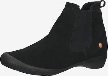 Softinos Chelsea Boots in Black: front
