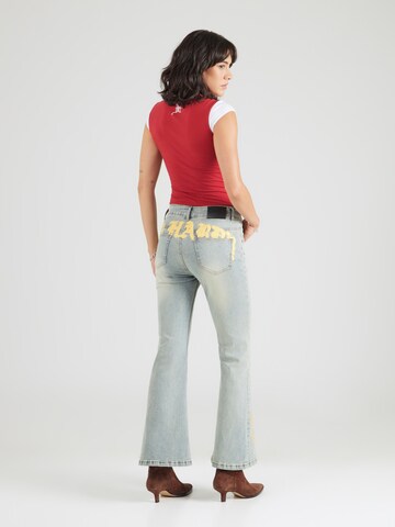 Ed Hardy Flared Jeans in Blue