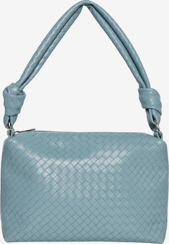 PIECES - Bolso de hombro en azul: frente