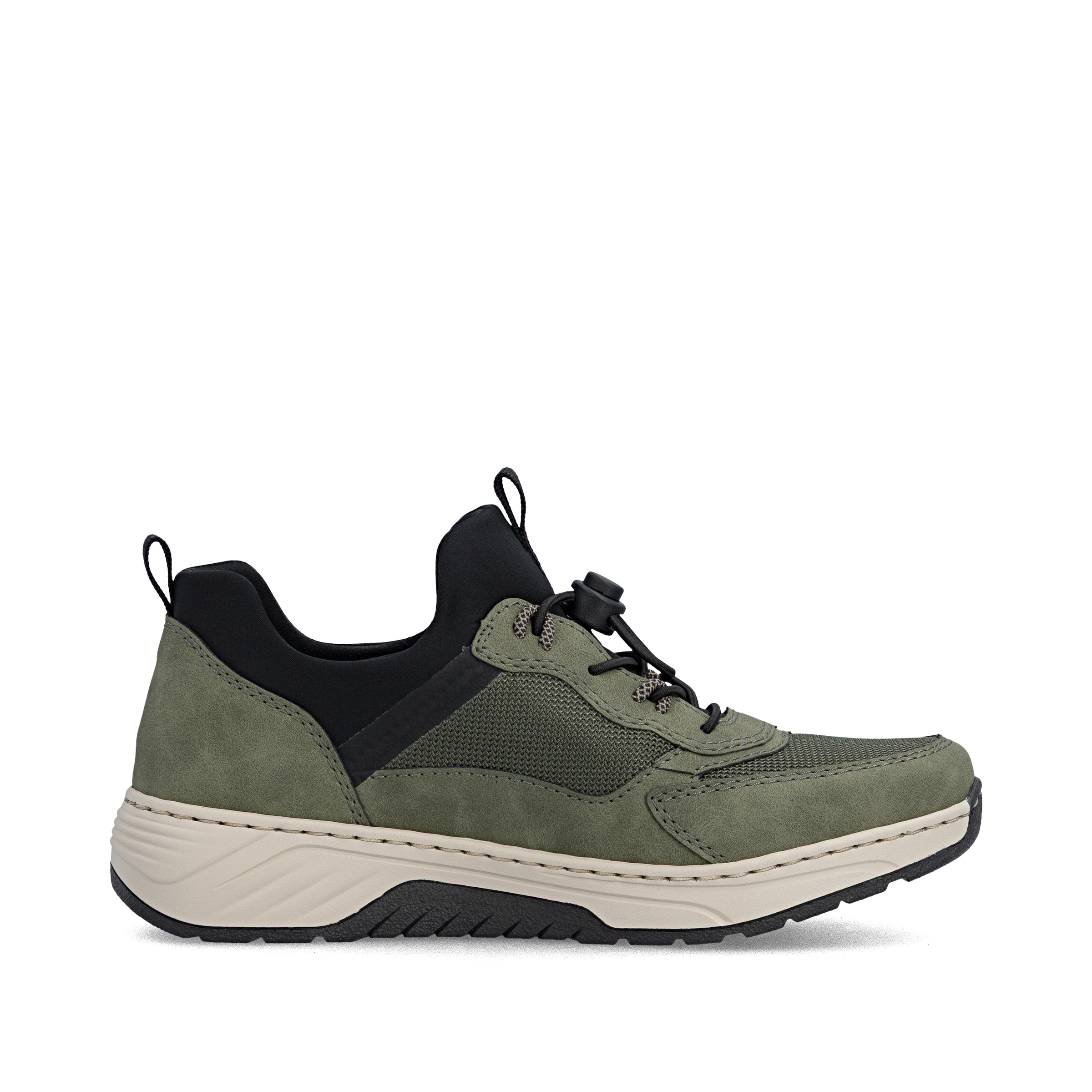 Chaussure de sport à lacets Rieker en vert