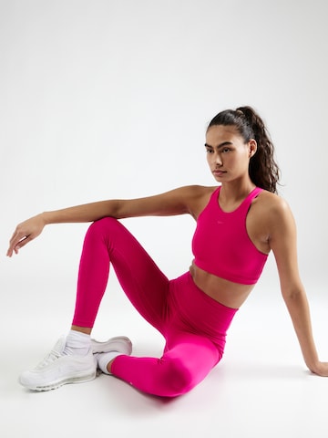 NIKE Bustier Sport-BH 'ALATE' in Pink