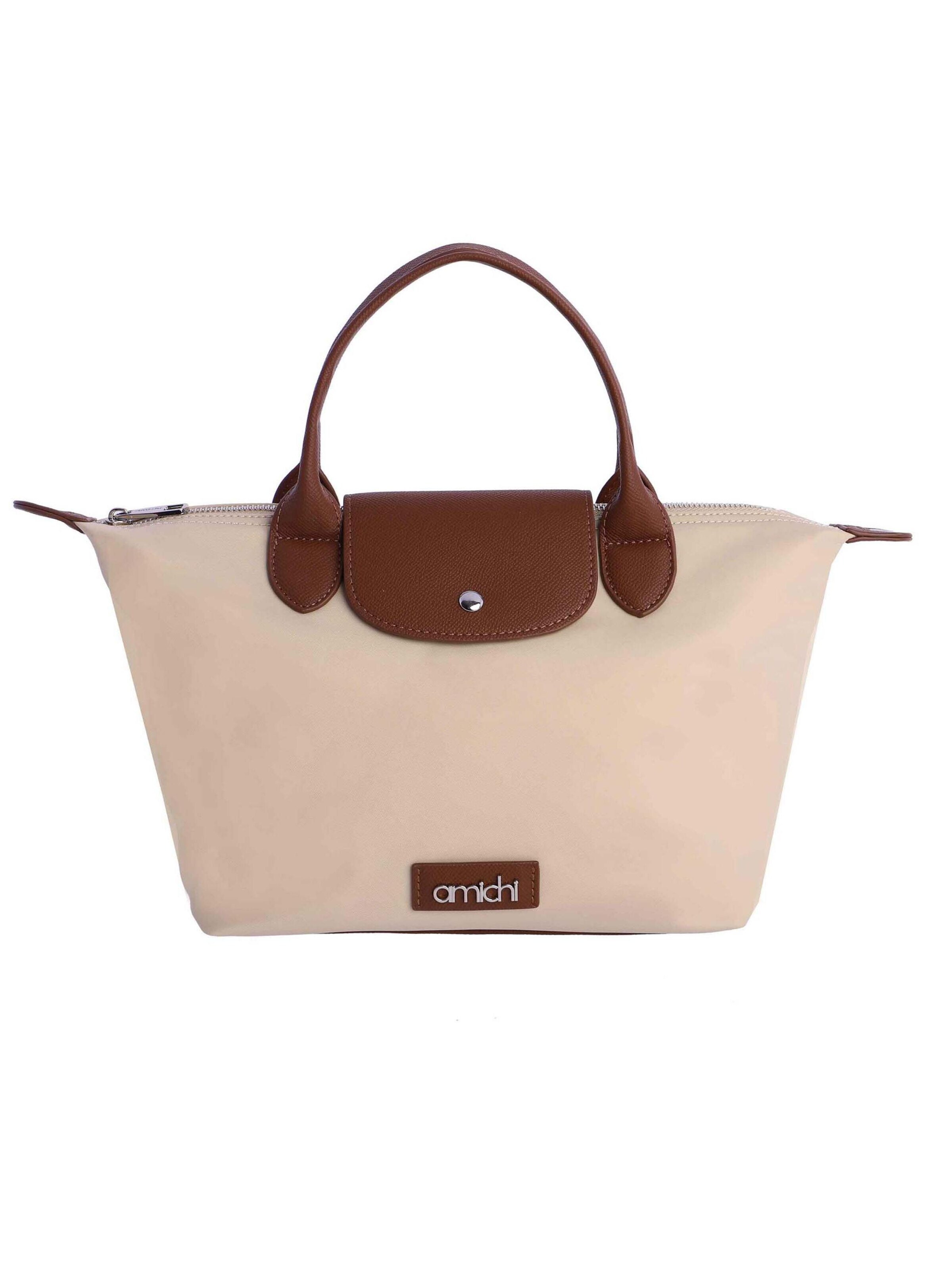 Amichi - Shopper en beige: frente
