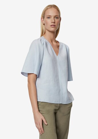 Marc O'Polo Blouse in Blauw: voorkant