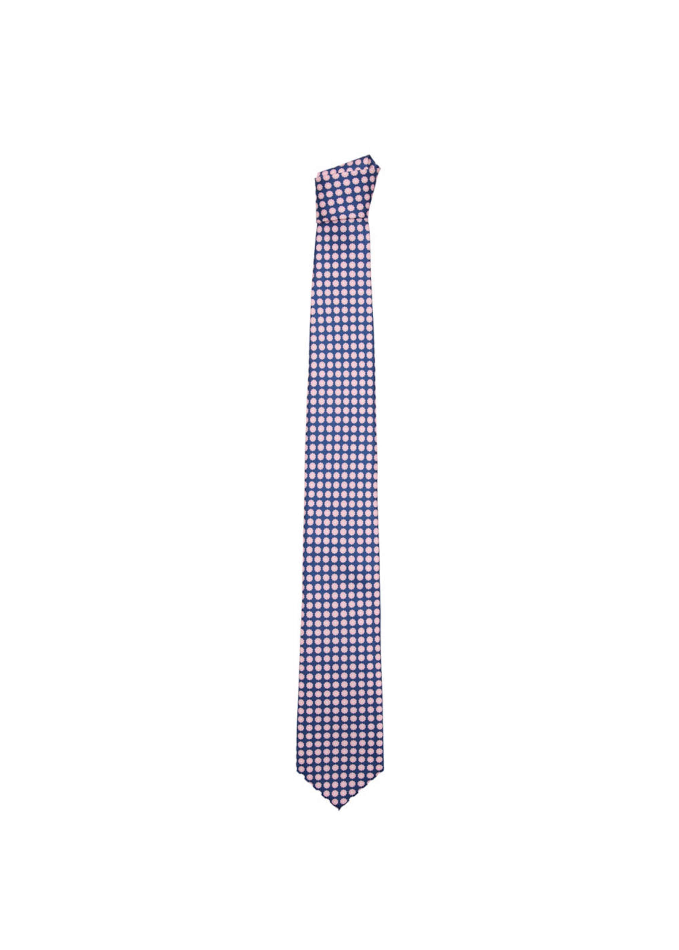 MANGO MAN Tie 'Flor' in Blue: front