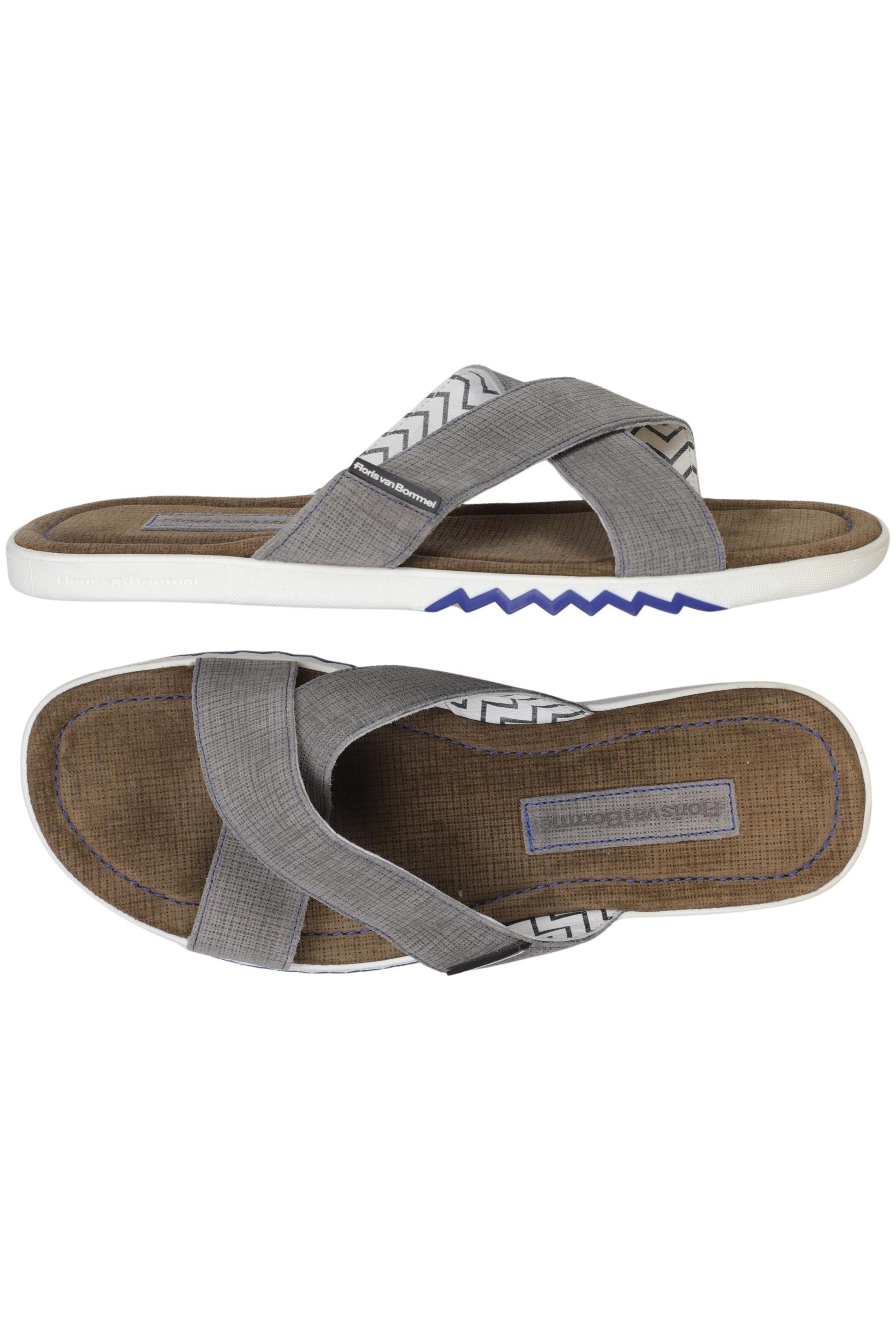Floris van Bommel Sandals & Slippers in 45 in Grey: front