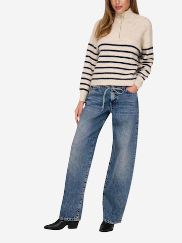 Bootcut Jeans 'ONLGIANNA MW STRAIGHT DOT450 DNM NOOS 15347093' di ONLY in blu: frontale