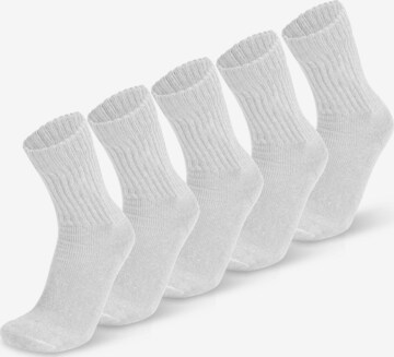 normani Athletic Socks 'Extrem ' in White: front