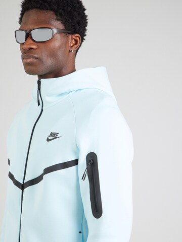 Nike Sportswear Sweatjacka 'Tech Fleece' i blå