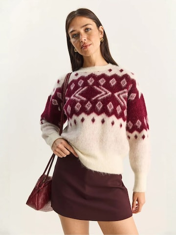 Pull-over 'Pullover' Bianco Lucci en rouge