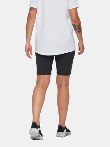 MAMMUT Regular Workout Pants 'Runbold IV Shorts' in Black