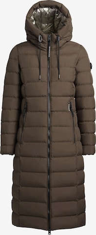 khujo Winter Coat 'Simmie-YM' in Green: front