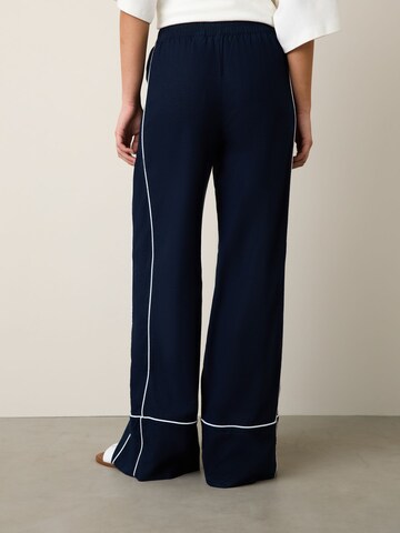 Wide Leg Pantalon Next en bleu