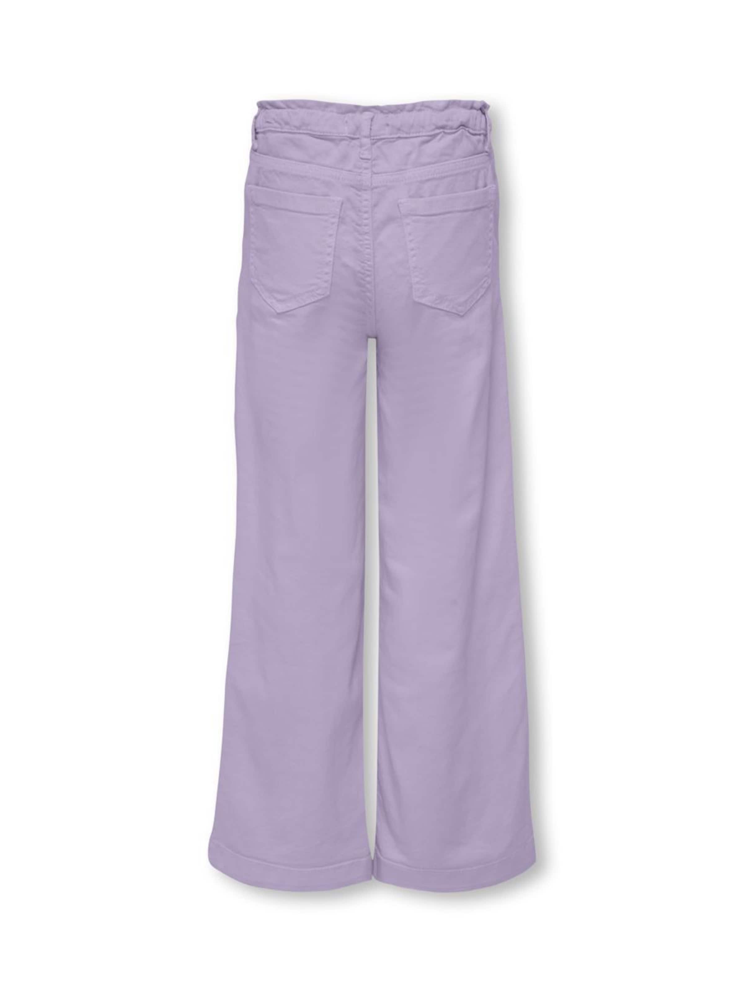 ONLY GIRLS Wide leg Pants 'KOGNew' in Purple