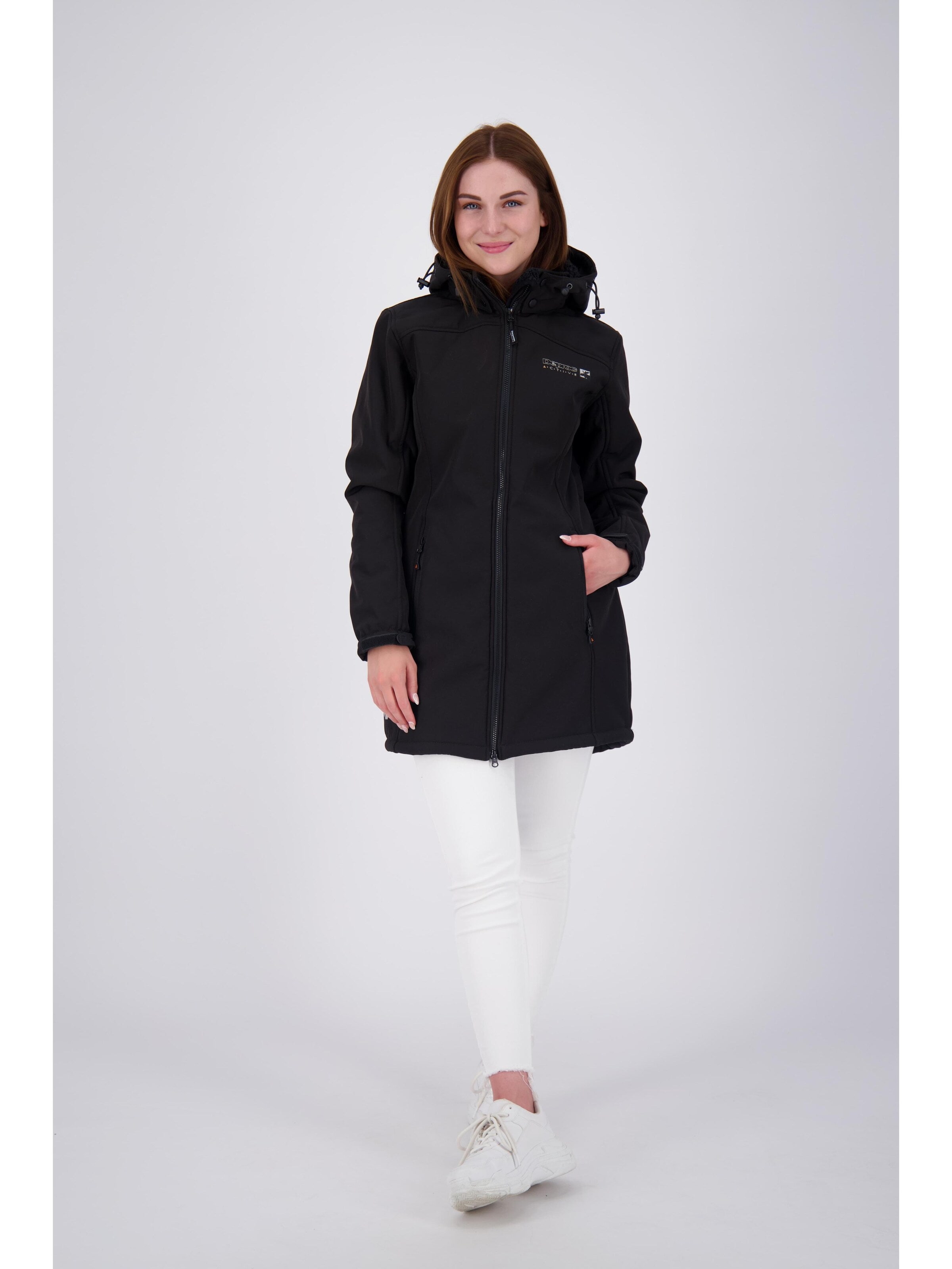 deproc Übergangsjacke 'KEELE PEAK II WOMEN'‌‌‌‌‌‌‌‌‌‌ in Schwarz
