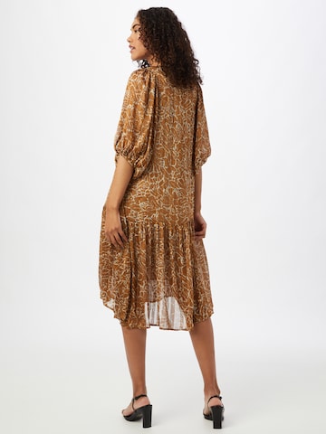 SECOND FEMALE Shirt Dress 'Fijito' in Brown