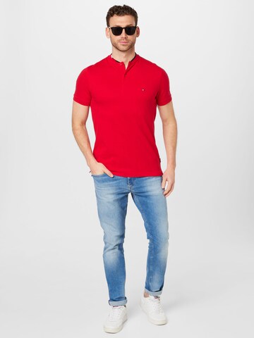 TOMMY HILFIGER Poloshirt in Rot