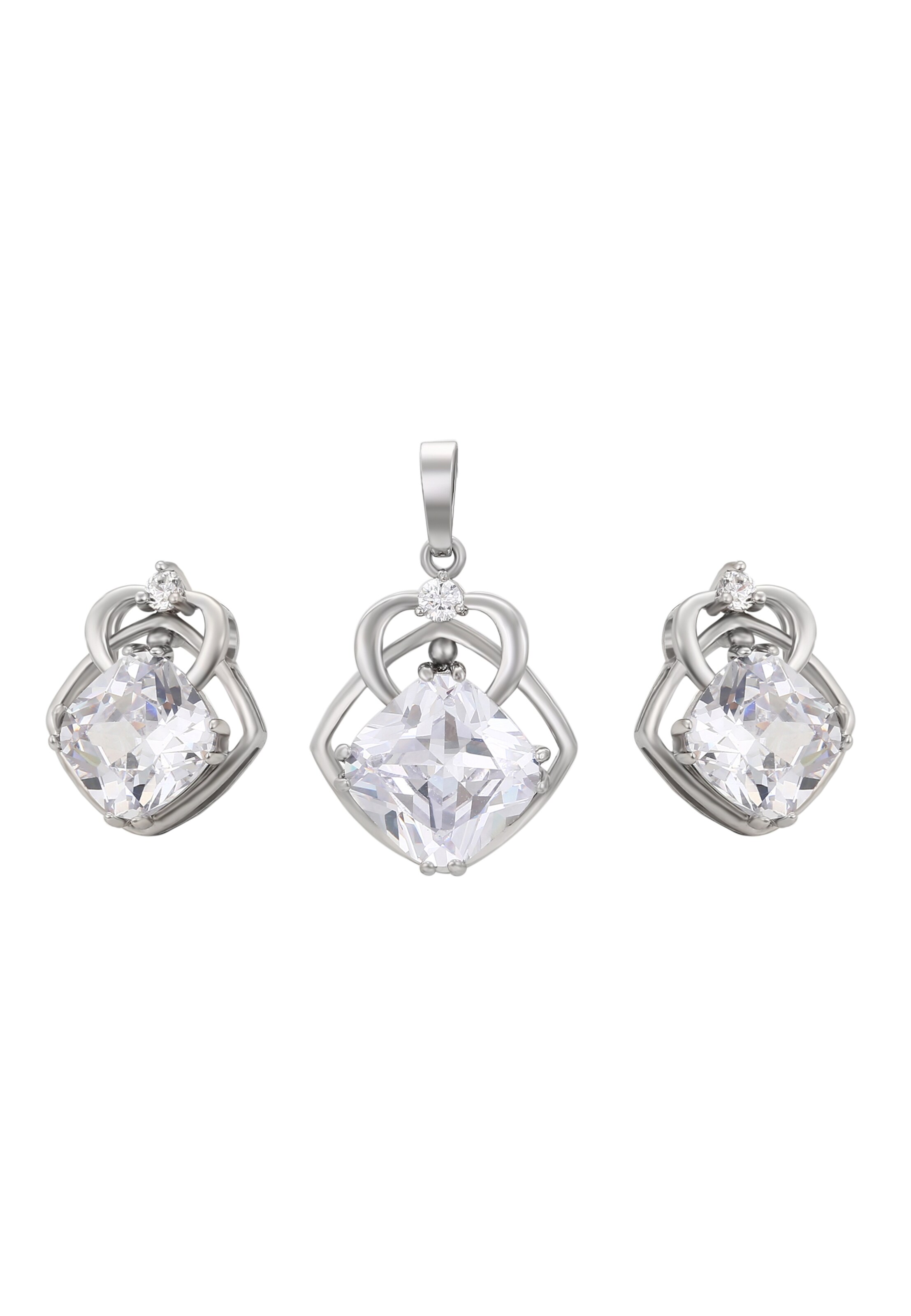 faina Conjuntos de bijuteria em prata, Vista do artigo