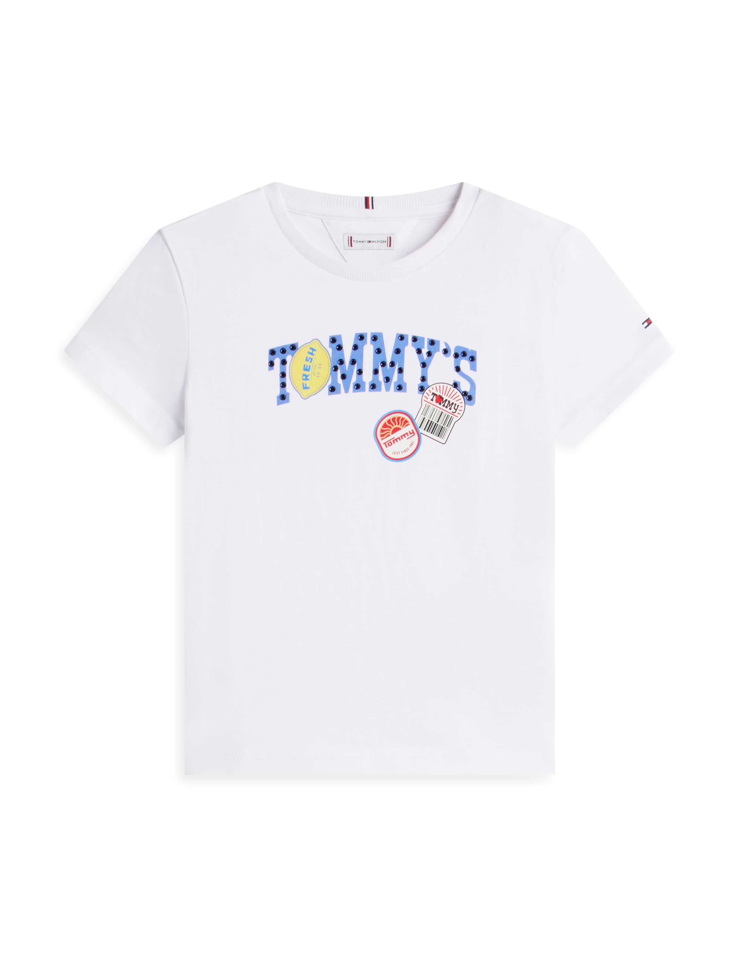 T-Shirt 'RUNNING FRUIT' TOMMY HILFIGER en blanc : devant