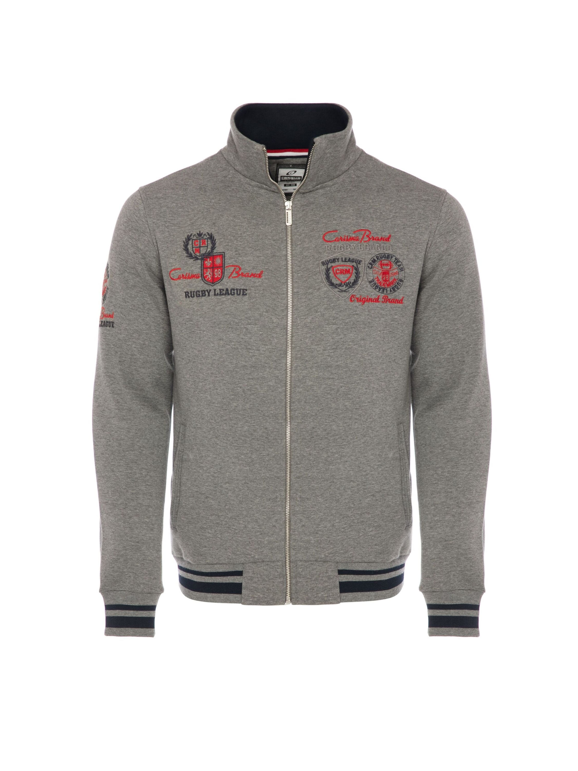 CARISMA Sweat jacket in Grey: front