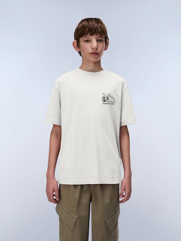 NAPAPIJRI - Camiseta 'S-Acadia' en blanco: frente