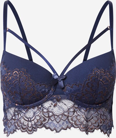 Sutien 'Rya' Hunkemöller pe albastru închis / auriu, Vizualizare produs