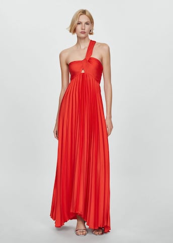 Robe de soirée 'CLAUDI' MANGO en rouge : devant