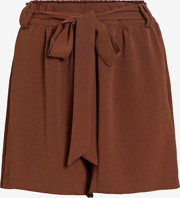 Wide Leg Pantalon 'VIRELLA' VILA en marron : devant