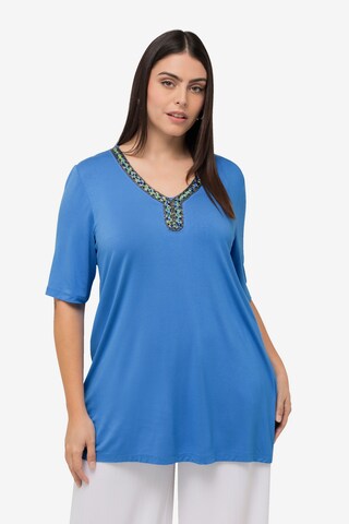 Ulla Popken Shirt in Blauw: voorkant