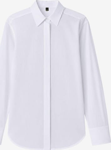 PINKO Blus 'CASSATA CAMICIA' i vit: framsida