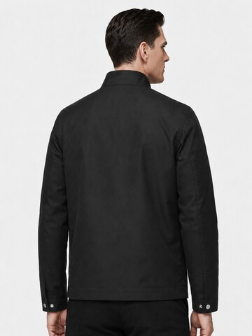 ALLTHEMEN Between-Season Jacket 'Windstille' in Black