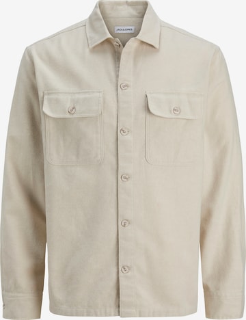 Chemise 'JJECHARGE' JACK & JONES en beige : devant